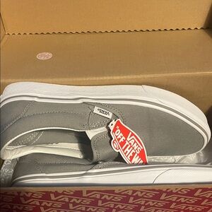 Vans Classic Gray Slip-On Shoes